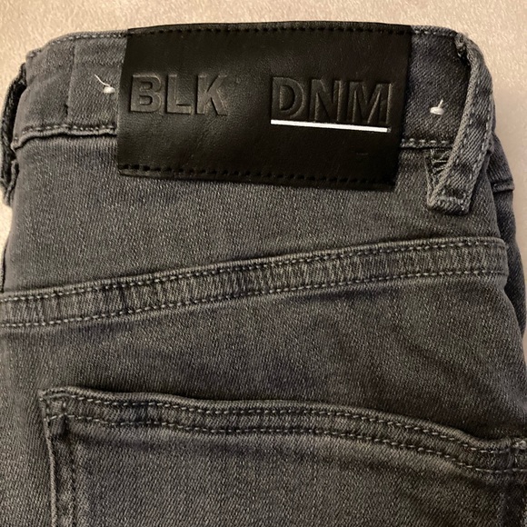 BLK DNM Dark Grey Skinny High Rise Jeans - Picture 7 of 10